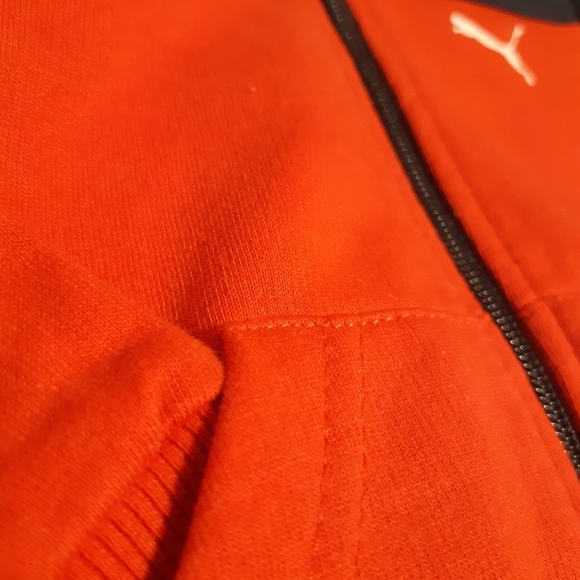 Boys Puma Pullover Hoodie Sweater Size 6-9M Long Sleeves/ Red And Black Color, - Picture 5 of 10